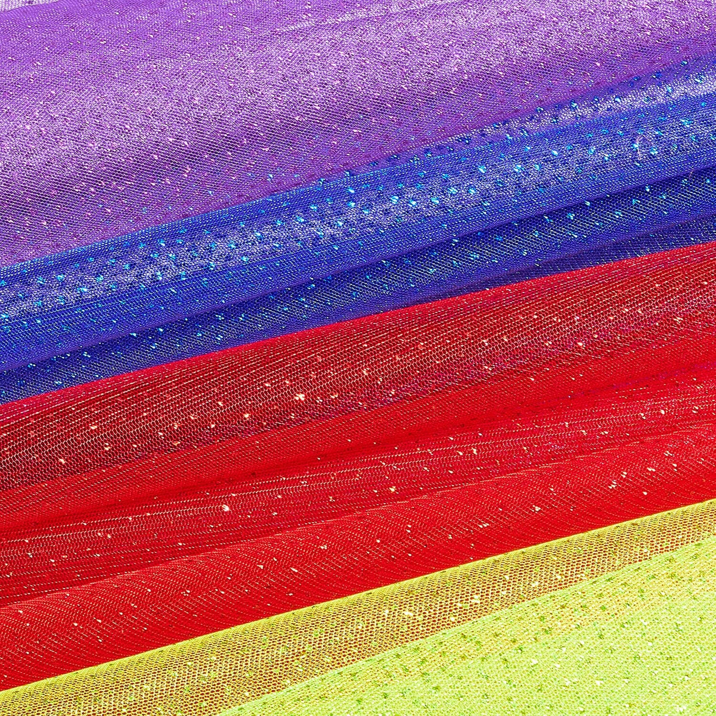 Sparkle Glitter Tulle Fabric Group