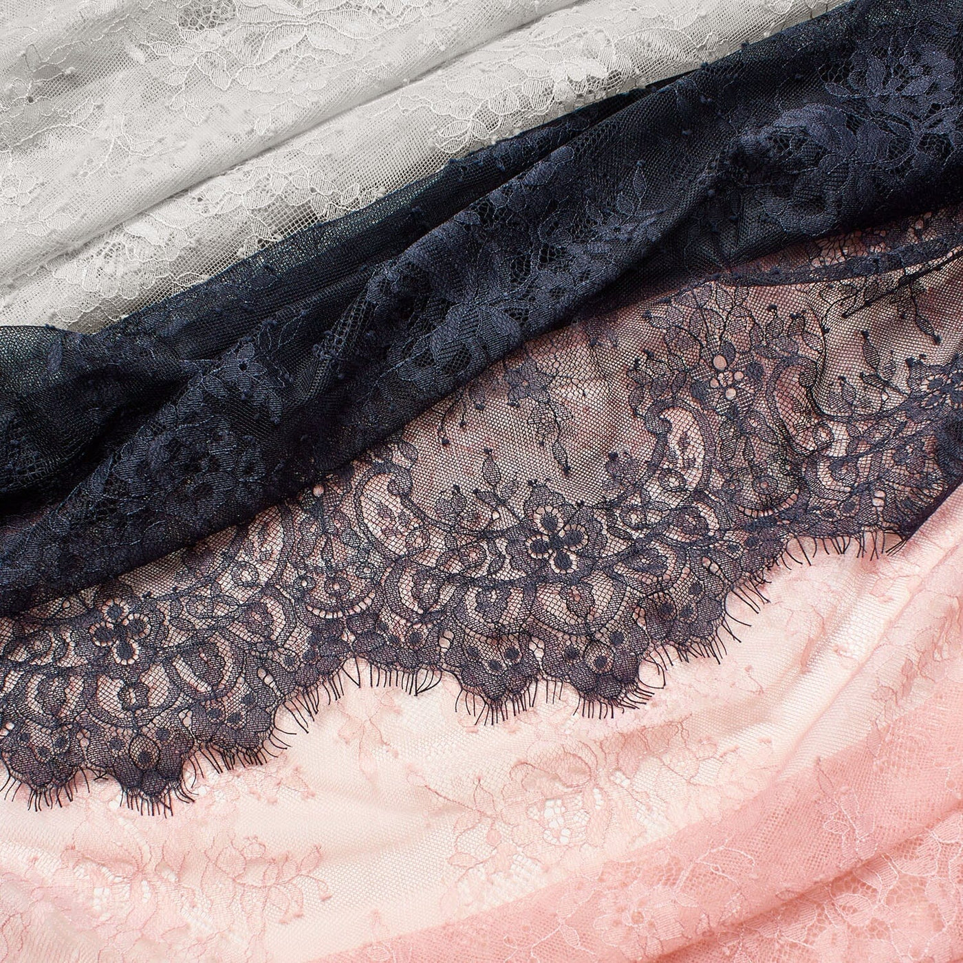 Bouquet Chantilly Lace Fabric Group Image