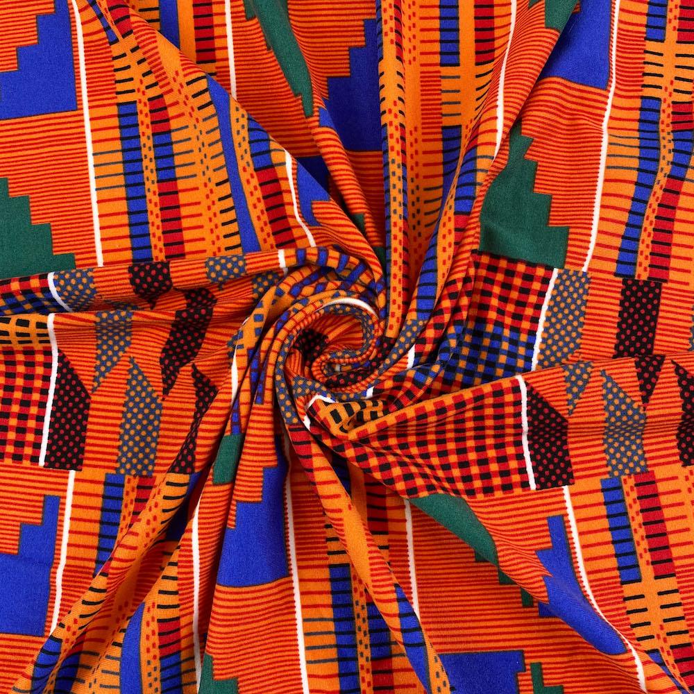 Kente African Print Dty Brushed 3 4 Fabric SV576914 1