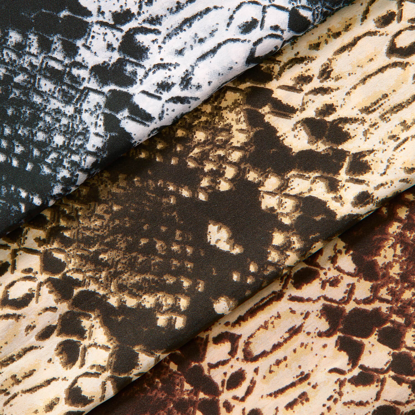 Snakeskin Crepe De Chine Print Fabric Group