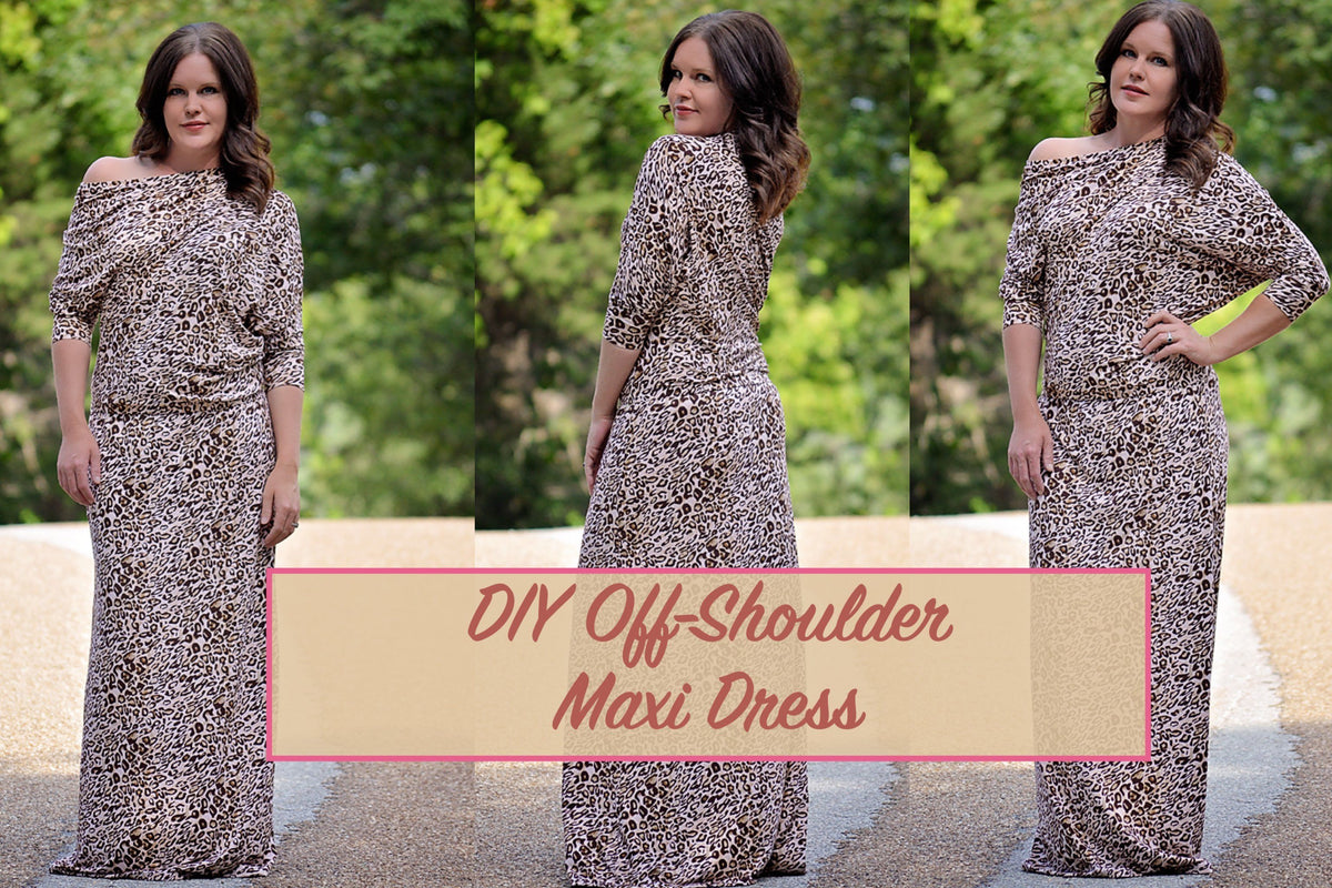 Off-Shoulder Maxi Dress Blog
