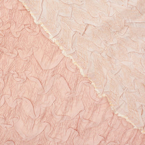 Ruched Ruffle Satin Fabric SV581012 Blush 3