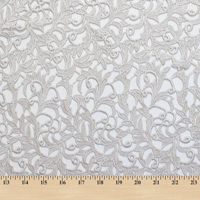 Heather Guipure French Venice Lace Fabric SV574137 Champagne 4