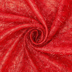 Metallic Eyelash Lame Fabric SV574638 Red 1