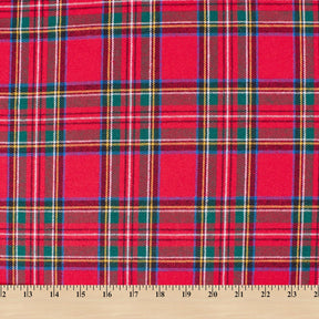 Plaid Cotton Flannel Fabric SV575315 3