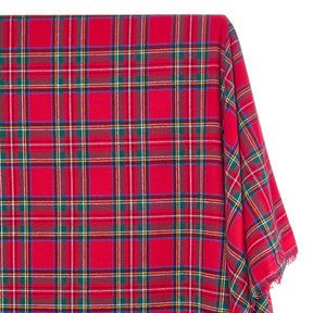 Plaid Cotton Flannel Fabric SV575315 1