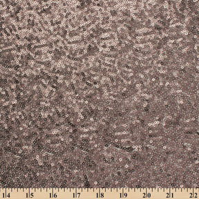 Zigzag Starlight Micro Sequins On Stretch Mesh Fabric Brown SV581021 A9