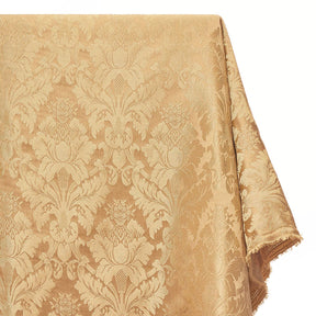 Extra Wide Floral Damask Upholstery Jacquard Fabric SV571006 1 Gold / Gold 1