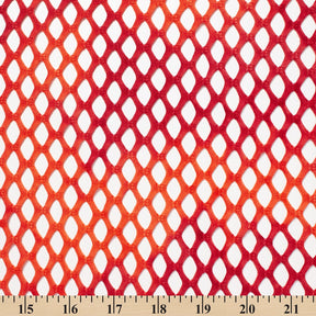 Cabaret Stretch Mesh Fabric SV577927 Orange / Burgundy 3