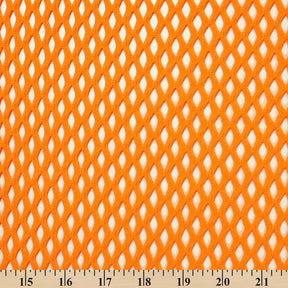 Cabaret Stretch Mesh Fabric SV570316 Neon Orange 3