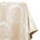 Versailles Extra Wide Two Tone Metallic Damask Jacquard Fabric Ivory SV581137 A1