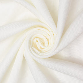 110 Gsm Geometric Shadow Extra Wide Sheer Polyester Dobby Fabric SV581930 Ivory A2