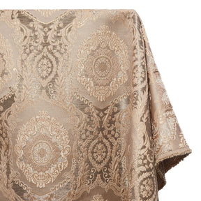 Versailles Extra Wide Two Tone Metallic Damask Jacquard Fabric Bronze SV581138 A1