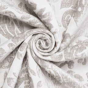 Julius Damask Chenille Upholstery Brocade Jacquard Fabric SV580316 Off White / Grey 2