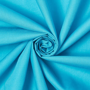 Cotton Polyester Broadcloth Fabric Turquoise SV571581 A2