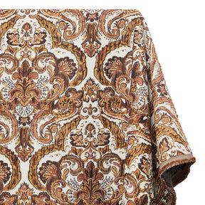 Floral Bloom Extra Wide Damask Upholstery Jacquard Fabric SV581151 Autumn 1