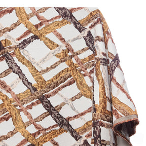 Abstract Vine Extra Wide Upholstery Jacquard Fabric SV581148 Autumn A1