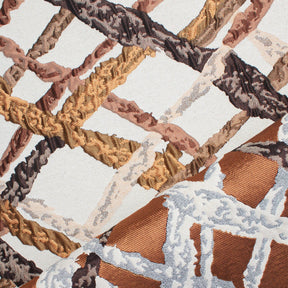 Abstract Vine Extra Wide Upholstery Jacquard Fabric SV581148 Autumn A5