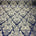 Extra Wide Floral Damask Upholstery Jacquard Fabric SV571010 Navy Blue / Gold 1