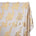 Leafy Vine Metallic Embroidered Chiffon Fabric SV580756 Beige A1