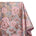 Rose Floral Plain Woven Crinkle Metallic Brocade Jacquard Fabric SV580727 Pink Silver A1