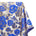 Rose Floral Plain Woven Crinkle Metallic Brocade Jacquard Fabric SV580730 Royal Blue Gold A1