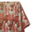 Abstract Plain Woven Crinkle Metallic Brocade Jacquard Fabric SV580738 Sage / Coral 1