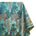 Abstract Plain Woven Crinkle Metallic Brocade Jacquard Fabric SV580739 Mint / Rust 1