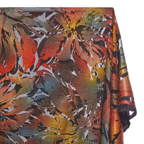 Abstract Metallic Embroidered Chiffon Jacquard Fabric SV580748 Eclipse 1