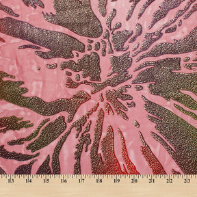 Abstract Metallic Embroidered Chiffon Jacquard Fabric SV580750 Ember 4