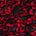 Ruffled Bulbs Embroidered On Chiffon Fabric SV580989 Black / Red 1