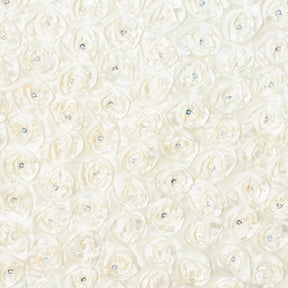 Sequins Rosette Fabric SV581798 Light Yellow 4