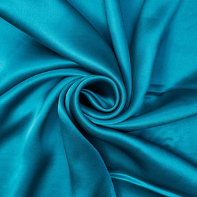 Bridal Silk Charmeuse Satin 45 Inch Fabric SV581666 Teal 1