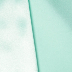 Classic Spun Yarn Polyester Crepe Back Satin Fabric SV582141 Aqua Green A5