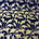 Extra Wide Bloom Upholstery Jacquard Fabric SV571011 Navy Blue / Gold 1