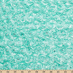 Sequins Rosette Fabric SV581795 Mint 3
