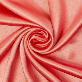Bridal Silk Charmeuse Satin 45 Inch Fabric SV581670 Coral 1