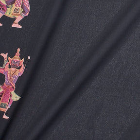 Bian Lian Printed Silk Chiffon Fabric SV581676 1