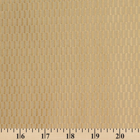 Rectangle Checkered Silk Jacquard 56 Inch Fabric SV581532 Gold 3