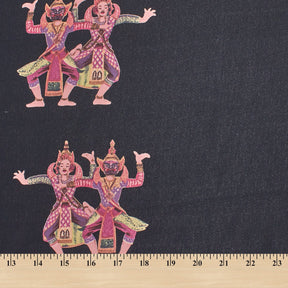Bian Lian Printed Silk Chiffon Fabric SV581676 3