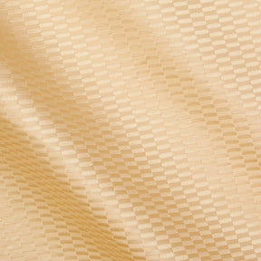 Rectangle Checkered Silk Jacquard 56 Inch Fabric SV581551 Light Yellow 1