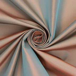 Two Tone Bridal Silk Taffeta 54 Inch Fabric SV581943 Teal / Orange 1