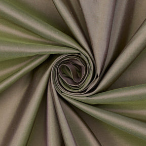 Two Tone Bridal Silk Taffeta 54 Inch Fabric SV581944 Olive / Lilac 1