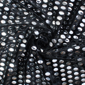 Mirror Oval Sequins On Velour Fabric SV576401 2