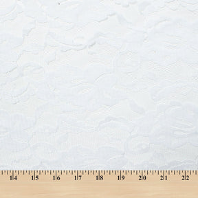Raschel Lace Fabric SV570368 White 4