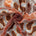 Marigold Floral Embroidery On Mesh Fabric SV581171 Rust 1