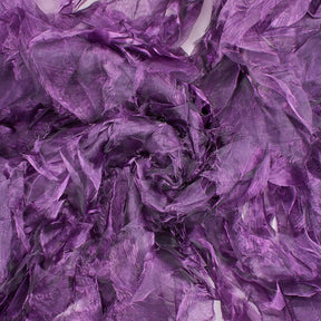 Purple Ruffle Organza Fabric SV570341 2