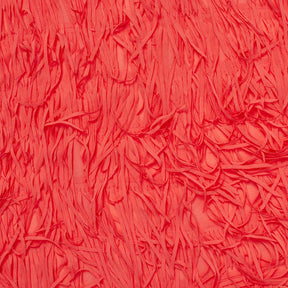 Black Fringe Trim Layers On Poly Chiffon Fabric SV581170 Coral 3