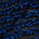 Ruffled Bulbs Embroidered On Chiffon Fabric SV580990 Black / Blue 1