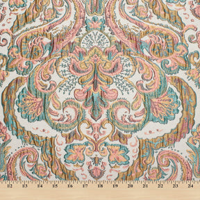 Floral Bloom Extra Wide Damask Upholstery Jacquard Fabric SV581150 Spring 4